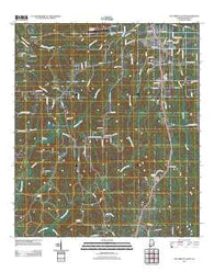 Bay Minette South Alabama Historical topographic map, 1:24000 scale, 7.5 X 7.5 Minute, Year 2011