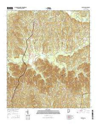 Beatrice Alabama Current topographic map, 1:24000 scale, 7.5 X 7.5 Minute, Year 2014