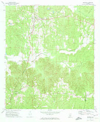 Beatrice Alabama Historical topographic map, 1:24000 scale, 7.5 X 7.5 Minute, Year 1971