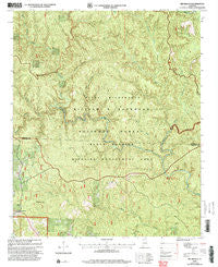Bee Branch Alabama Historical topographic map, 1:24000 scale, 7.5 X 7.5 Minute, Year 2000