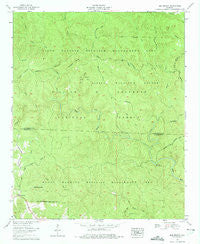 Bee Branch Alabama Historical topographic map, 1:24000 scale, 7.5 X 7.5 Minute, Year 1960