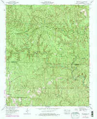 Bee Branch Alabama Historical topographic map, 1:24000 scale, 7.5 X 7.5 Minute, Year 1960