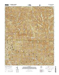 Bee Branch Alabama Current topographic map, 1:24000 scale, 7.5 X 7.5 Minute, Year 2014