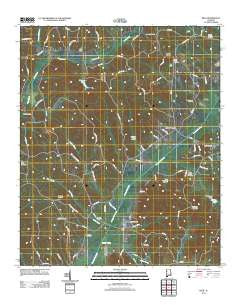 Belk Alabama Historical topographic map, 1:24000 scale, 7.5 X 7.5 Minute, Year 2011