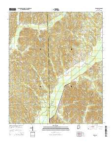 Belk Alabama Current topographic map, 1:24000 scale, 7.5 X 7.5 Minute, Year 2014