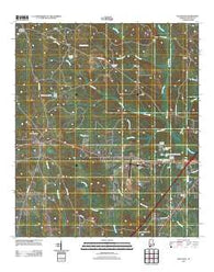 Belleville Alabama Historical topographic map, 1:24000 scale, 7.5 X 7.5 Minute, Year 2011