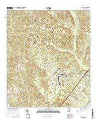 Belleville Alabama Current topographic map, 1:24000 scale, 7.5 X 7.5 Minute, Year 2014