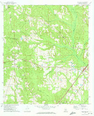 Belleville Alabama Historical topographic map, 1:24000 scale, 7.5 X 7.5 Minute, Year 1971