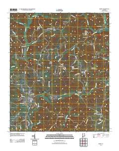 Berry Alabama Historical topographic map, 1:24000 scale, 7.5 X 7.5 Minute, Year 2011