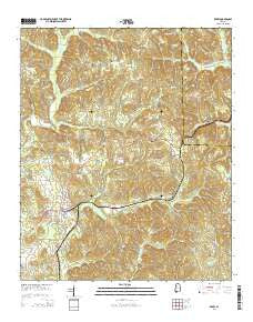 Berry Alabama Current topographic map, 1:24000 scale, 7.5 X 7.5 Minute, Year 2014