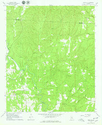 Berry SE Alabama Historical topographic map, 1:24000 scale, 7.5 X 7.5 Minute, Year 1967