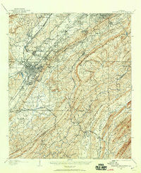 Bessemer Iron District Alabama Historical topographic map, 1:62500 scale, 15 X 15 Minute, Year 1905