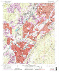 Bessemer Alabama Historical topographic map, 1:24000 scale, 7.5 X 7.5 Minute, Year 1959