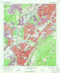 Bessemer Alabama Historical topographic map, 1:24000 scale, 7.5 X 7.5 Minute, Year 1959