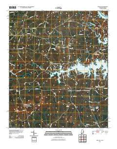 Beulah Alabama Historical topographic map, 1:24000 scale, 7.5 X 7.5 Minute, Year 2011