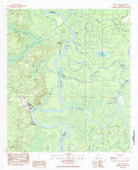 Bilbo Island Alabama Historical topographic map, 1:24000 scale, 7.5 X 7.5 Minute, Year 1983