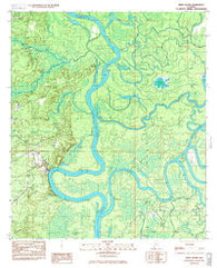 Bilbo Island Alabama Historical topographic map, 1:24000 scale, 7.5 X 7.5 Minute, Year 1983