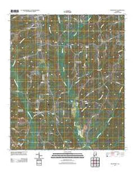 Billingsley Alabama Historical topographic map, 1:24000 scale, 7.5 X 7.5 Minute, Year 2011