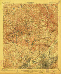 Birmingham Coal District Alabama Historical topographic map, 1:62500 scale, 15 X 15 Minute, Year 1906