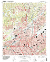 Birmingham North Alabama Historical topographic map, 1:24000 scale, 7.5 X 7.5 Minute, Year 1997