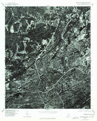 Birmingham North Alabama Historical topographic map, 1:24000 scale, 7.5 X 7.5 Minute, Year 1975