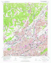 Birmingham North Alabama Historical topographic map, 1:24000 scale, 7.5 X 7.5 Minute, Year 1959