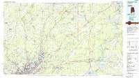 Birmingham North Alabama Historical topographic map, 1:100000 scale, 30 X 60 Minute, Year 1984