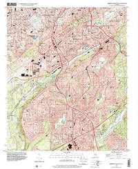 Birmingham South Alabama Historical topographic map, 1:24000 scale, 7.5 X 7.5 Minute, Year 1997