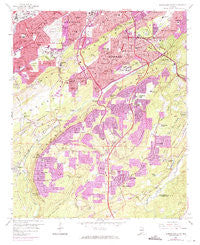 Birmingham South Alabama Historical topographic map, 1:24000 scale, 7.5 X 7.5 Minute, Year 1959