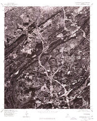 Birmingham South Alabama Historical topographic map, 1:24000 scale, 7.5 X 7.5 Minute, Year 1975
