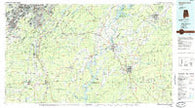 Birmingham South Alabama Historical topographic map, 1:100000 scale, 30 X 60 Minute, Year 1984