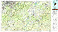 Birmingham South Alabama Historical topographic map, 1:100000 scale, 30 X 60 Minute, Year 1984