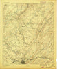 Birmingham Alabama Historical topographic map, 1:125000 scale, 30 X 30 Minute, Year 1889