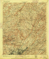 Birmingham Alabama Historical topographic map, 1:125000 scale, 30 X 30 Minute, Year 1907