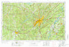 Birmingham Alabama Historical topographic map, 1:250000 scale, 1 X 2 Degree, Year 1953