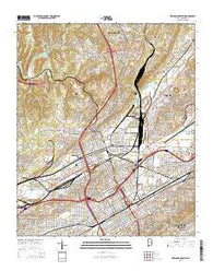 Birmingham North Alabama Current topographic map, 1:24000 scale, 7.5 X 7.5 Minute, Year 2014