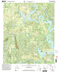 Black Pond Alabama Historical topographic map, 1:24000 scale, 7.5 X 7.5 Minute, Year 2000