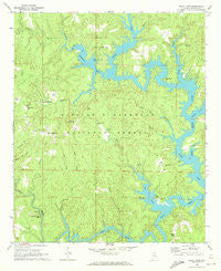 Black Pond Alabama Historical topographic map, 1:24000 scale, 7.5 X 7.5 Minute, Year 1969