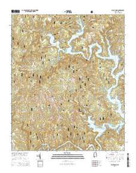 Black Pond Alabama Current topographic map, 1:24000 scale, 7.5 X 7.5 Minute, Year 2014