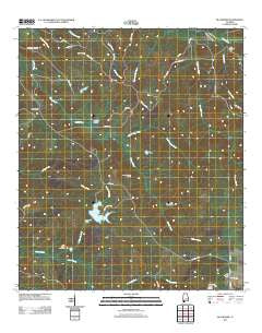Blacksher Alabama Historical topographic map, 1:24000 scale, 7.5 X 7.5 Minute, Year 2011