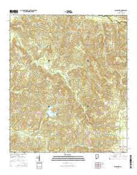 Blacksher Alabama Current topographic map, 1:24000 scale, 7.5 X 7.5 Minute, Year 2014