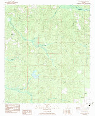 Blacksher Alabama Historical topographic map, 1:24000 scale, 7.5 X 7.5 Minute, Year 1983