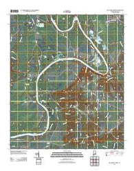 Blackwell Bend Alabama Historical topographic map, 1:24000 scale, 7.5 X 7.5 Minute, Year 2011