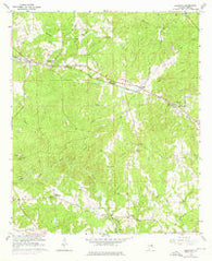 Bleecker Alabama Historical topographic map, 1:24000 scale, 7.5 X 7.5 Minute, Year 1965