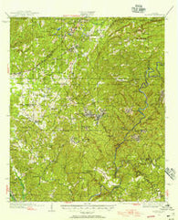 Blocton Alabama Historical topographic map, 1:62500 scale, 15 X 15 Minute, Year 1934
