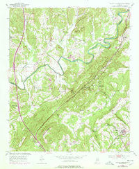Blount Springs Alabama Historical topographic map, 1:24000 scale, 7.5 X 7.5 Minute, Year 1951