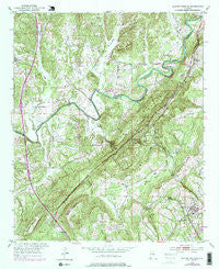 Blount Springs Alabama Historical topographic map, 1:24000 scale, 7.5 X 7.5 Minute, Year 1951