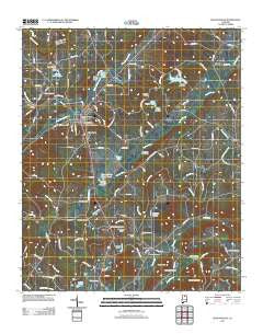 Blountsville Alabama Historical topographic map, 1:24000 scale, 7.5 X 7.5 Minute, Year 2011