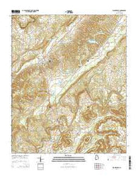 Blountsville Alabama Current topographic map, 1:24000 scale, 7.5 X 7.5 Minute, Year 2014