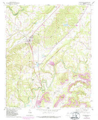 Blountsville Alabama Historical topographic map, 1:24000 scale, 7.5 X 7.5 Minute, Year 1969